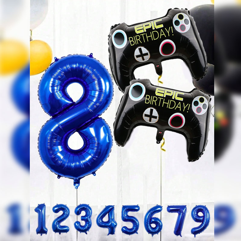 Gaming Accessories Room - 3 adet video oyunu Parti Malzemeleri