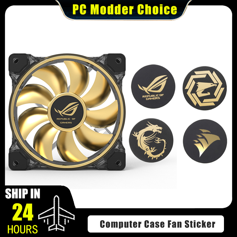 Gaming Accessories Room - Bilgisayar Kasası Fanı logo çıkartması, ROG