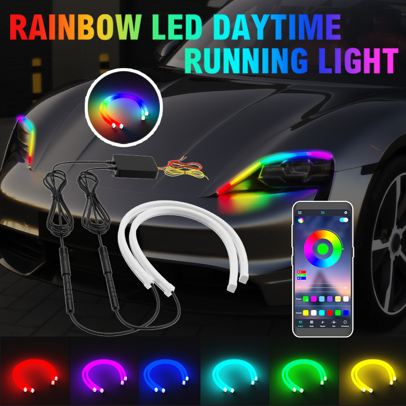 2 ADET 30/45/60cm DRL Araba LE - Rgb Hub Sync incelemesi ve fiyatı