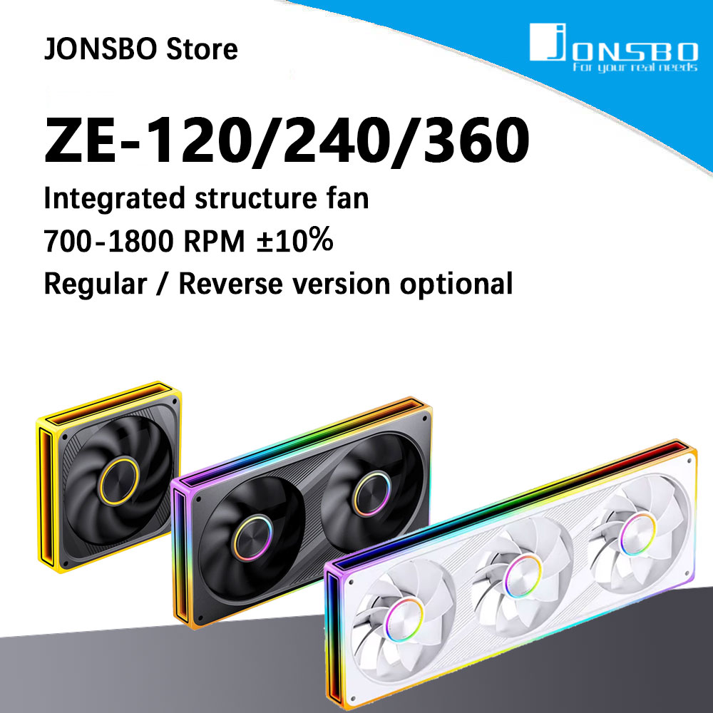 JONSBO ZE-120/240/360 120mm AR - Rgb Hub Sync incelemesi ve fiyatı